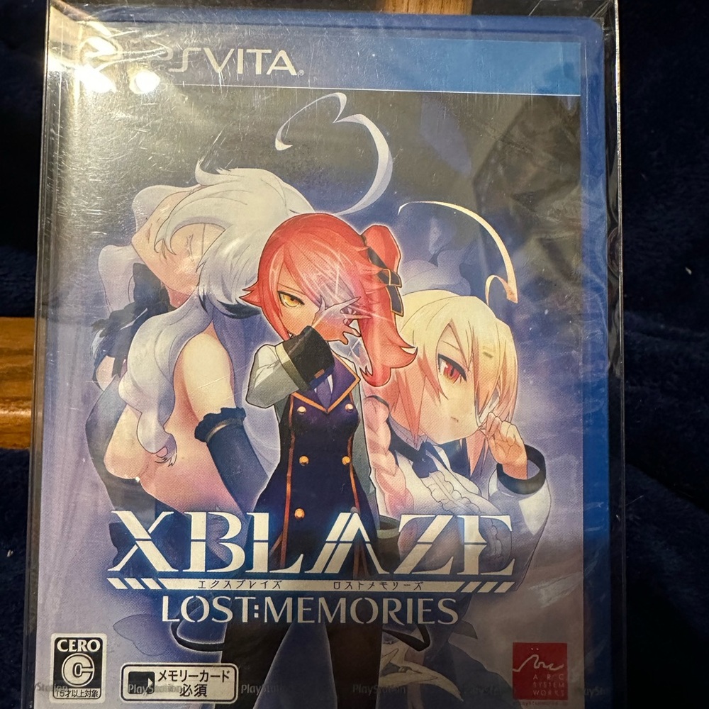 PS Vita XBlaze Lost Memories Sealed Collectible